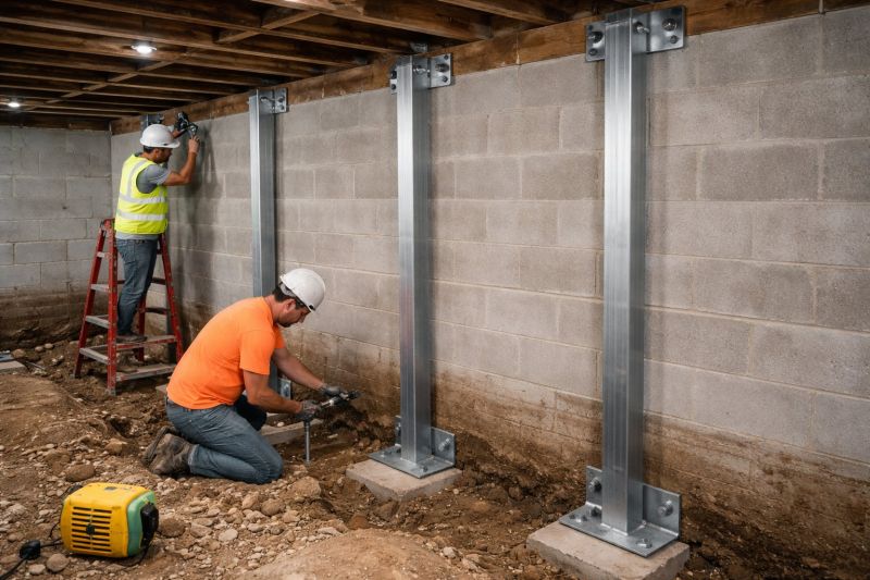 Basement Stabilization in Bryn Mawr, PA
