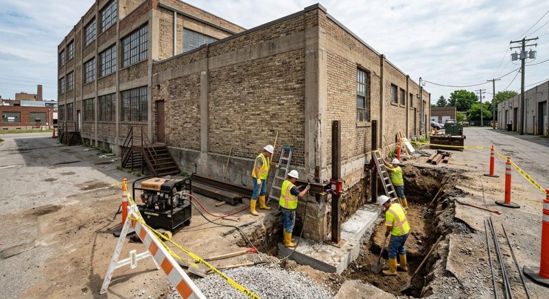 Building Foundation Repair in Horsham, PA