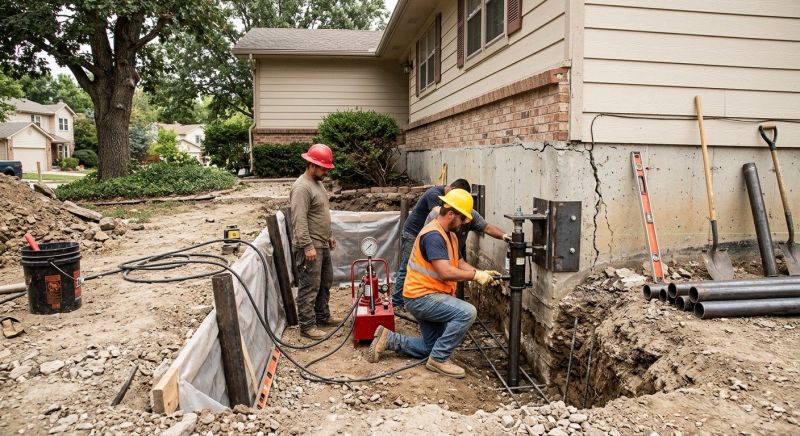 Concrete Foundation Repair in Chester County, PA