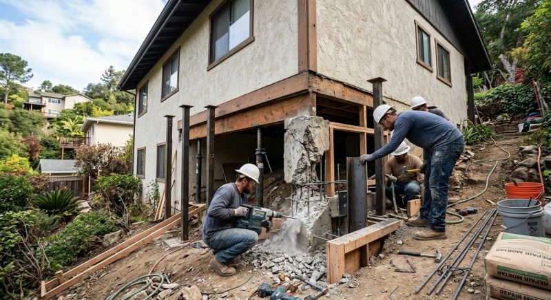 Concrete Foundation Repair in Kennett Square, PA
