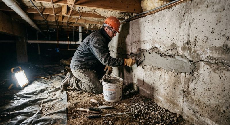 Cracked Foundation Repair in Chester, PA