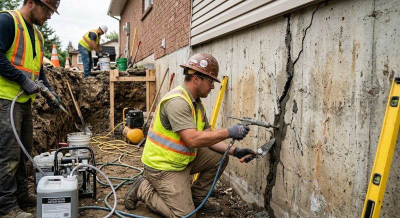 Cracked Foundation Repair in Willingboro, NJ