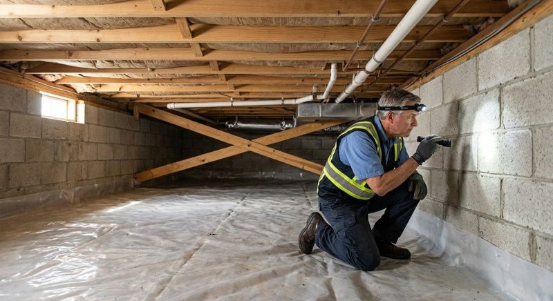 Crawl Space Leveling in Bryn Mawr, PA