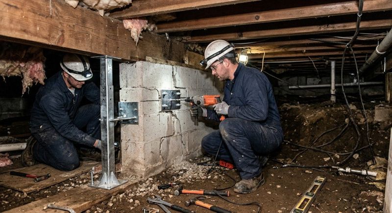 Crawlspace Foundation Repair in Blue Bell, PA