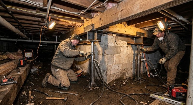 Crawlspace Foundation Repair in Bryn Mawr, PA