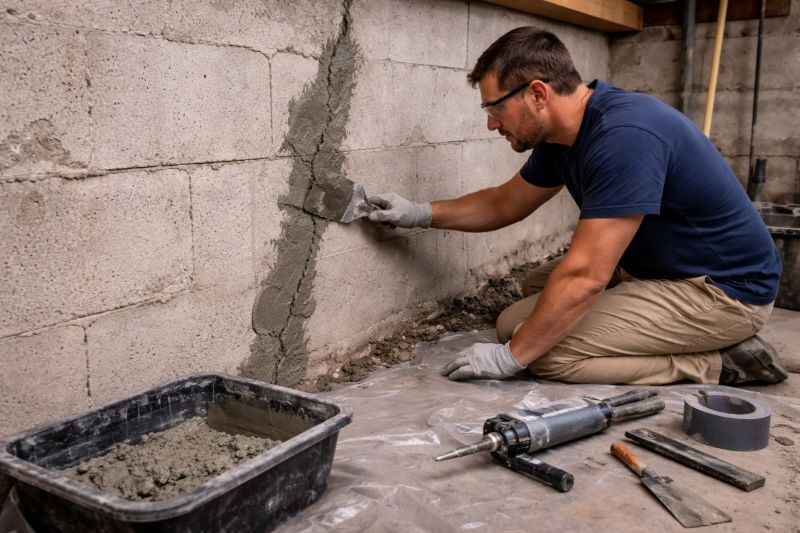 Foundation Crack Repair in Clifton Heights, PA