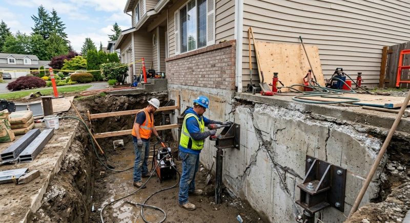 Foundation Damage Repair in Burlington County, NJ