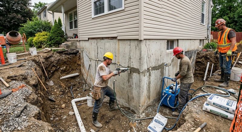 Foundation Damage Repair in Glenolden, PA