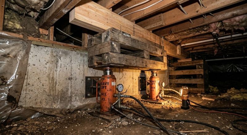 Foundation Jacking in Camden County, NJ