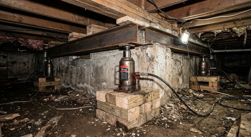 Foundation Jacking in Chester, PA