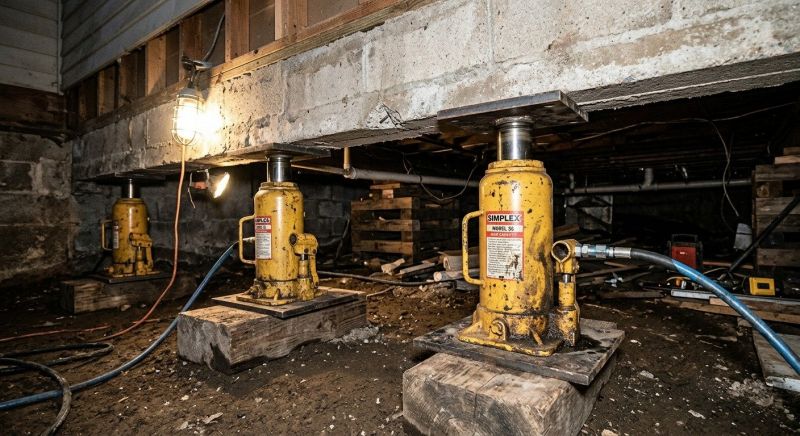 Foundation Jacking in Downingtown, PA