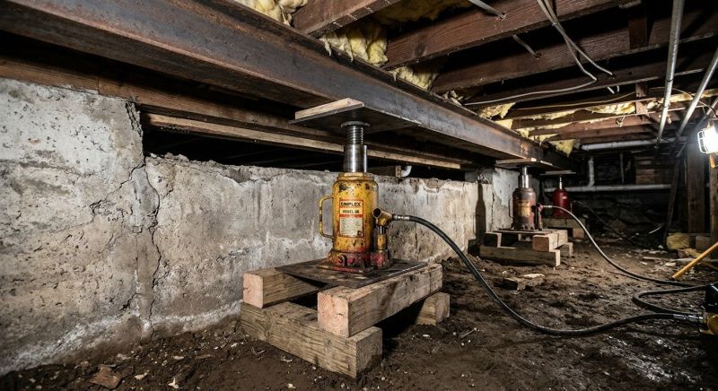 Foundation Jacking in Horsham, PA