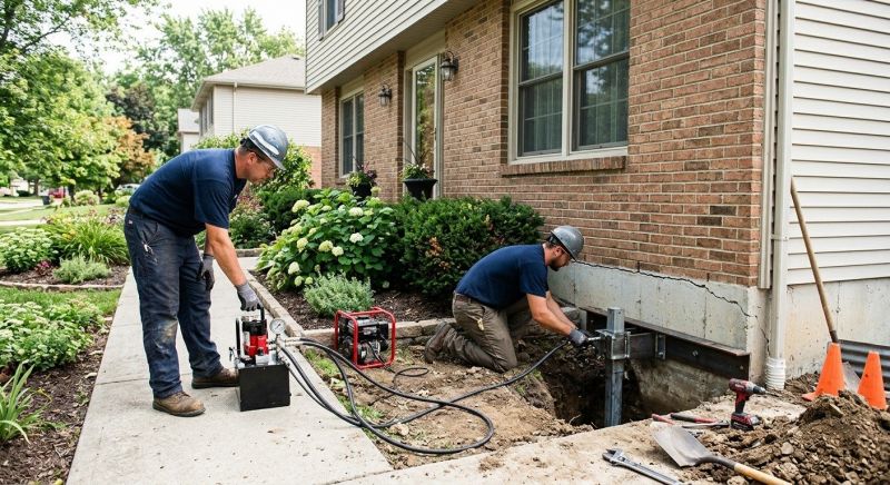 Foundation Jacking in Lansdowne, PA