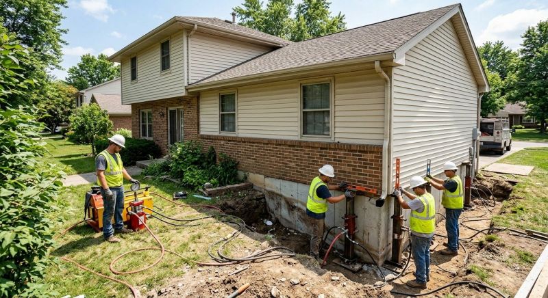 Foundation Jacking in Norristown, PA