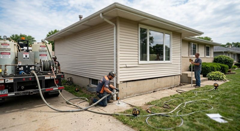 Foundation Lifting in Chester County, PA