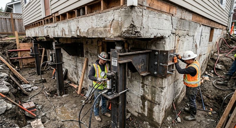 Foundation Lifting in Hatfield, PA
