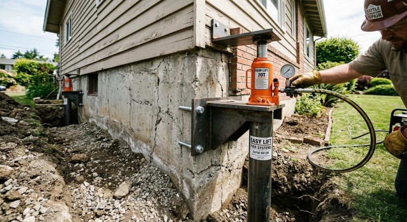 Foundation Lifting in Lansdowne, PA