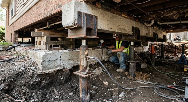 Foundation Lifting in Moorestown, NJ
