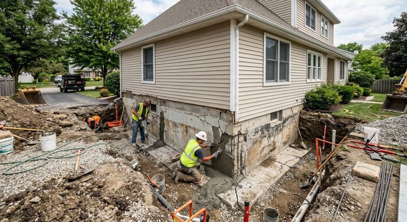 Foundation Restoration in Bryn Mawr, PA