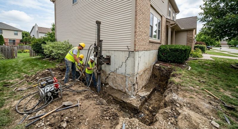 Foundation Stabilizing in Audubon, NJ