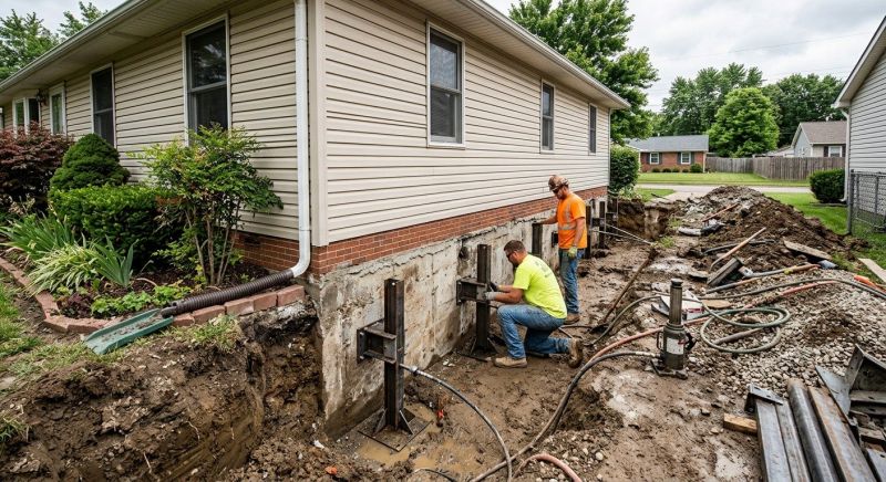 Foundation Stabilizing in Glenside, PA