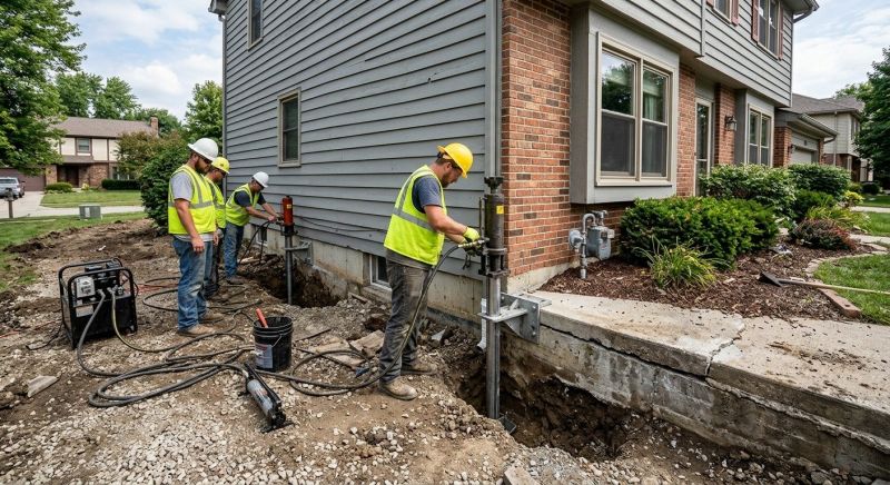 Foundation Stabilizing in Havertown, PA