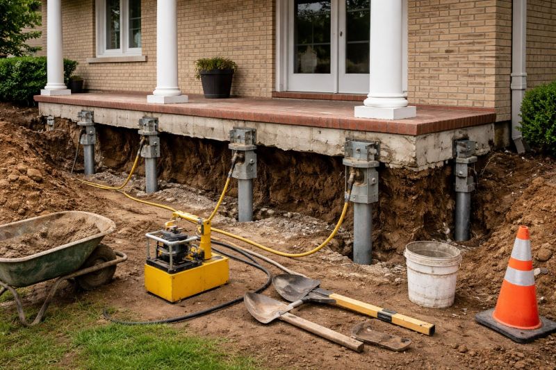 Foundation Stabilizing in Horsham, PA