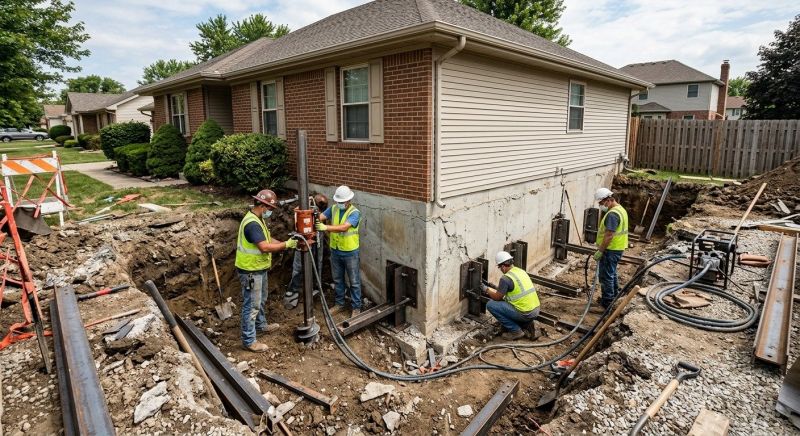 Foundation Structural Repair in Green Lane, PA