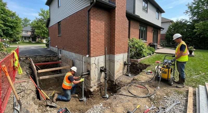 Foundation Underpinning in Bryn Mawr, PA