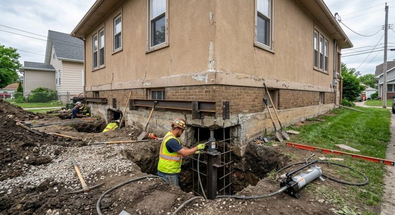 Foundation Underpinning in Bryn Mawr, PA