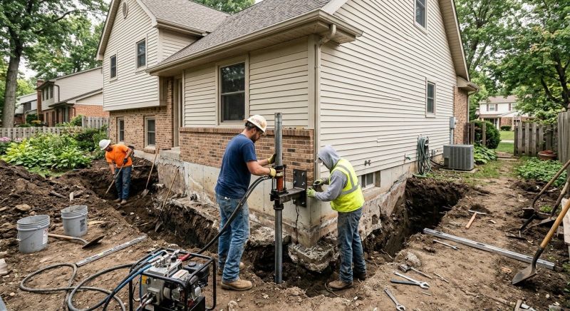 Home Foundation Repair in Bryn Mawr, PA