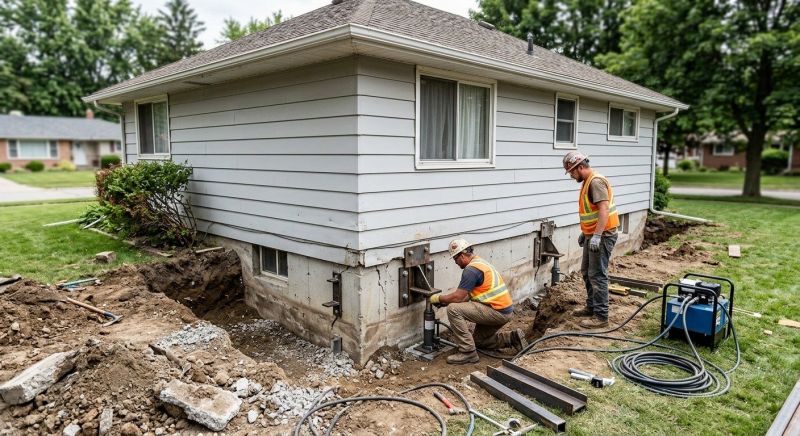 House Foundation Repair in Deptford, NJ
