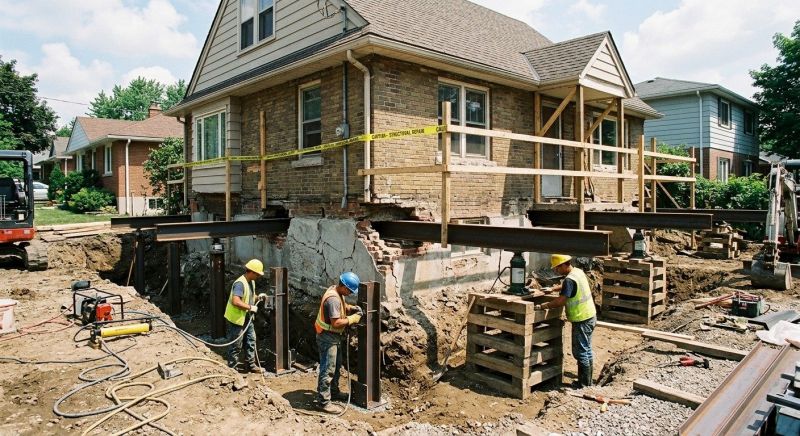House Foundation Repair in Glen Mills, PA