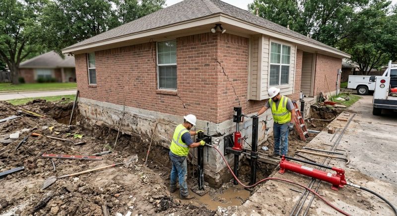 House Foundation Repair in Lafayette Hill, PA