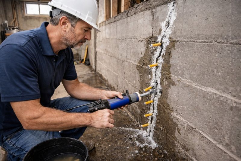 Leaking Foundation Repair in Bryn Mawr, PA