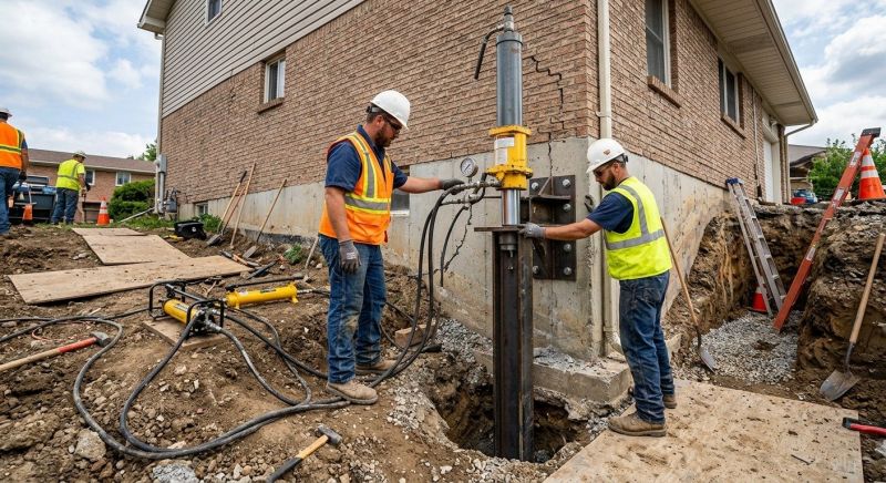 Settling Foundation Service in Bensalem, PA