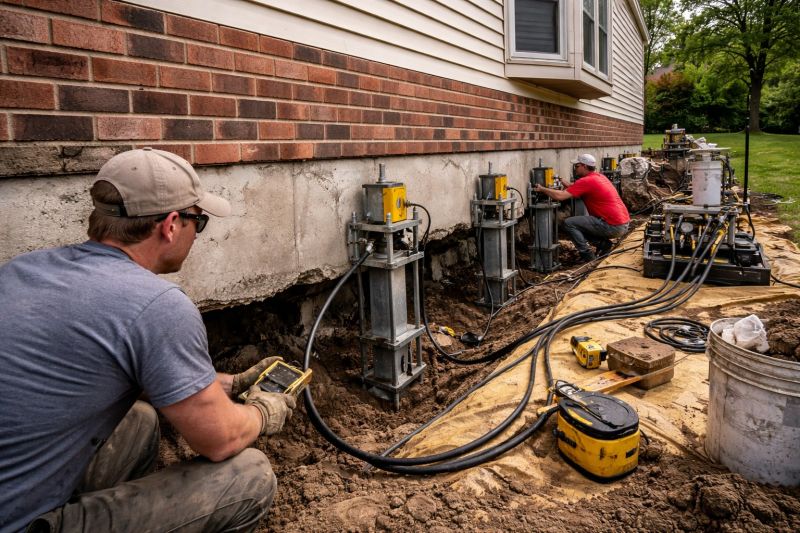 Settling Foundation Service in Burlington County, NJ