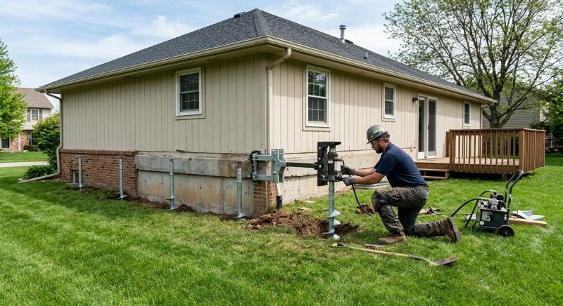 Settling Foundation Service in Gladwyne, PA
