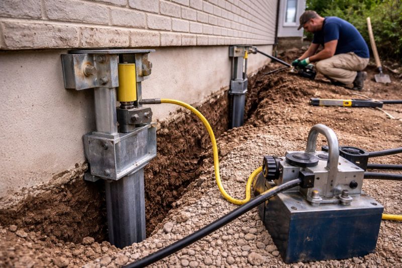 Sinking Foundation Repair in Cheltenham, PA