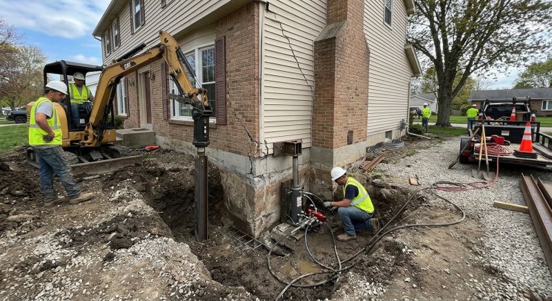 Sinking Foundation Repair in Clifton Heights, PA