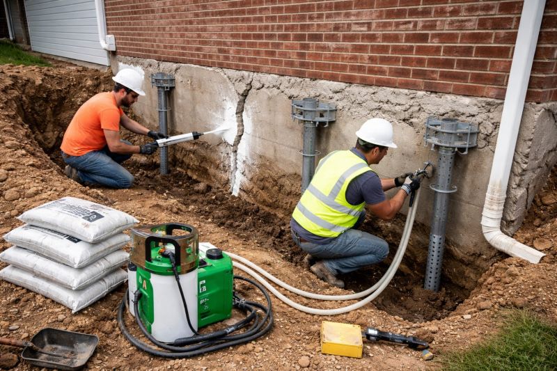 Structural Foundation Repair in Downingtown, PA