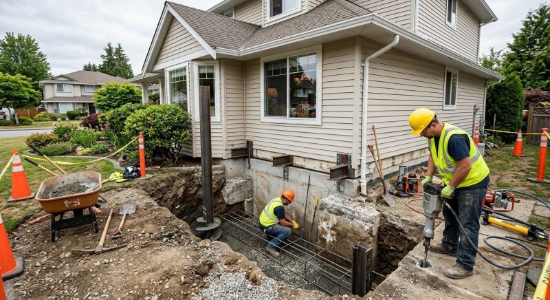 Structural Foundation Repair in Marcus Hook, PA
