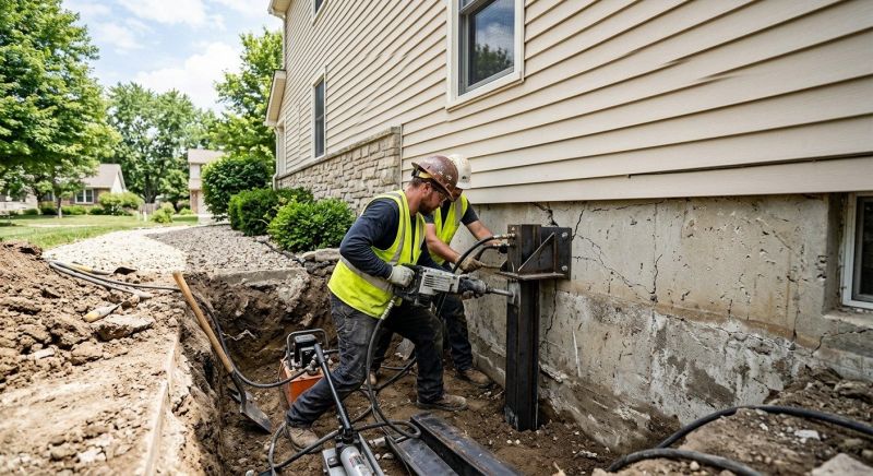 Structural Foundation Repair in Warminster, PA