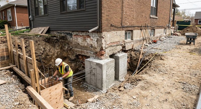 Structural Underpinning in Bryn Mawr, PA