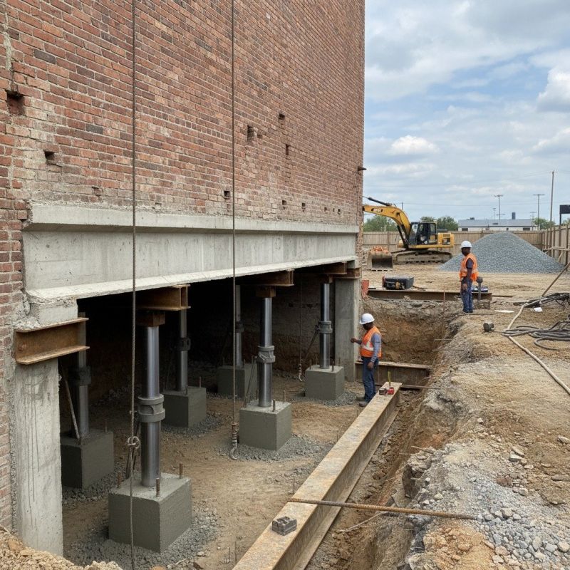 Structural Underpinning in Bryn Mawr, PA