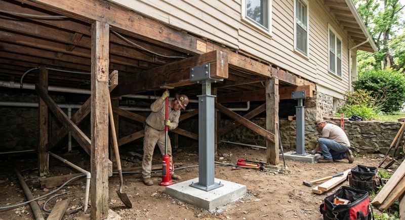 Structural Underpinning in Bryn Mawr, PA